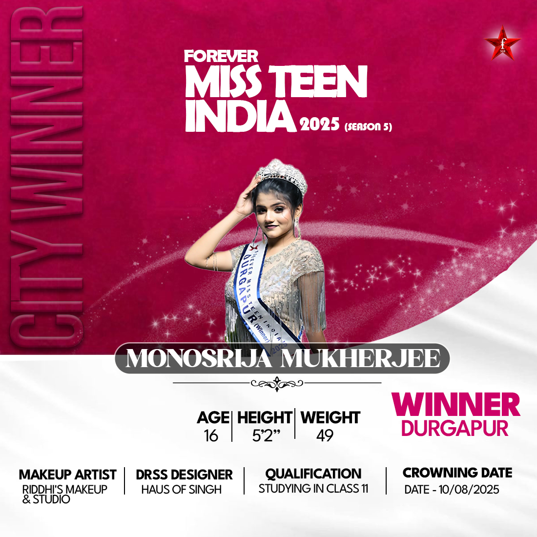Monosrija Mukherjee Miss Teen 2025 Mobile Banner.jpg